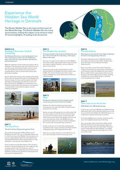 Image of first page of PDF-itinerary for Denmark.