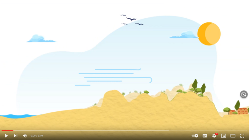 Animation video on dunes. PRW.