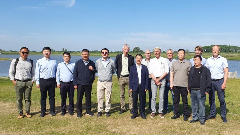 Yancheng delegation with representatives of CWSS, LNV, and RUG. Groninger Landschap.