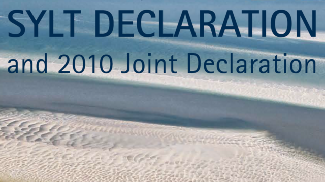 Cut-out of the cover image of the 2010 Sylt Declaration publication.
