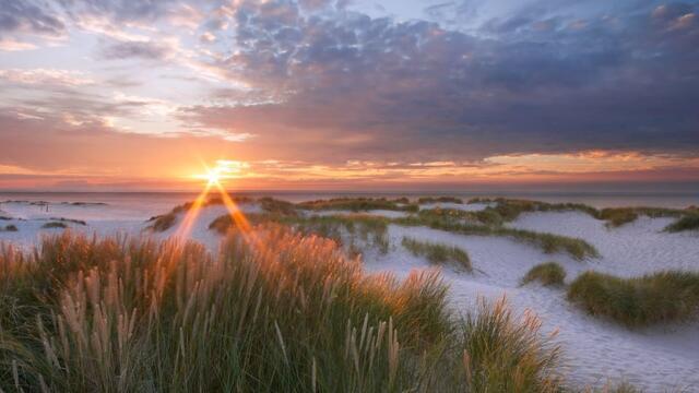 Sunset over dunes. CWSS/ A. Schnabler.